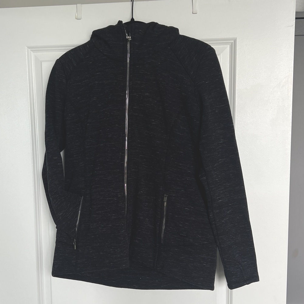 Women’s Athleta charcoal fur lined full zip